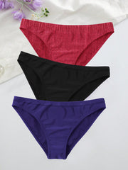 Pack Of 3 Bikini Bottom For Ladies-BE3357/BR15796