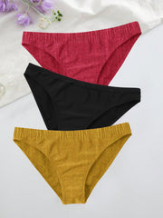 Pack Of 3 Bikini Bottom For Ladies-BE3358/BR15797