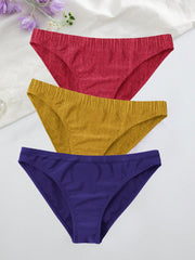Pack Of 3 Bikini Bottom For Ladies-BE3359/BR15798