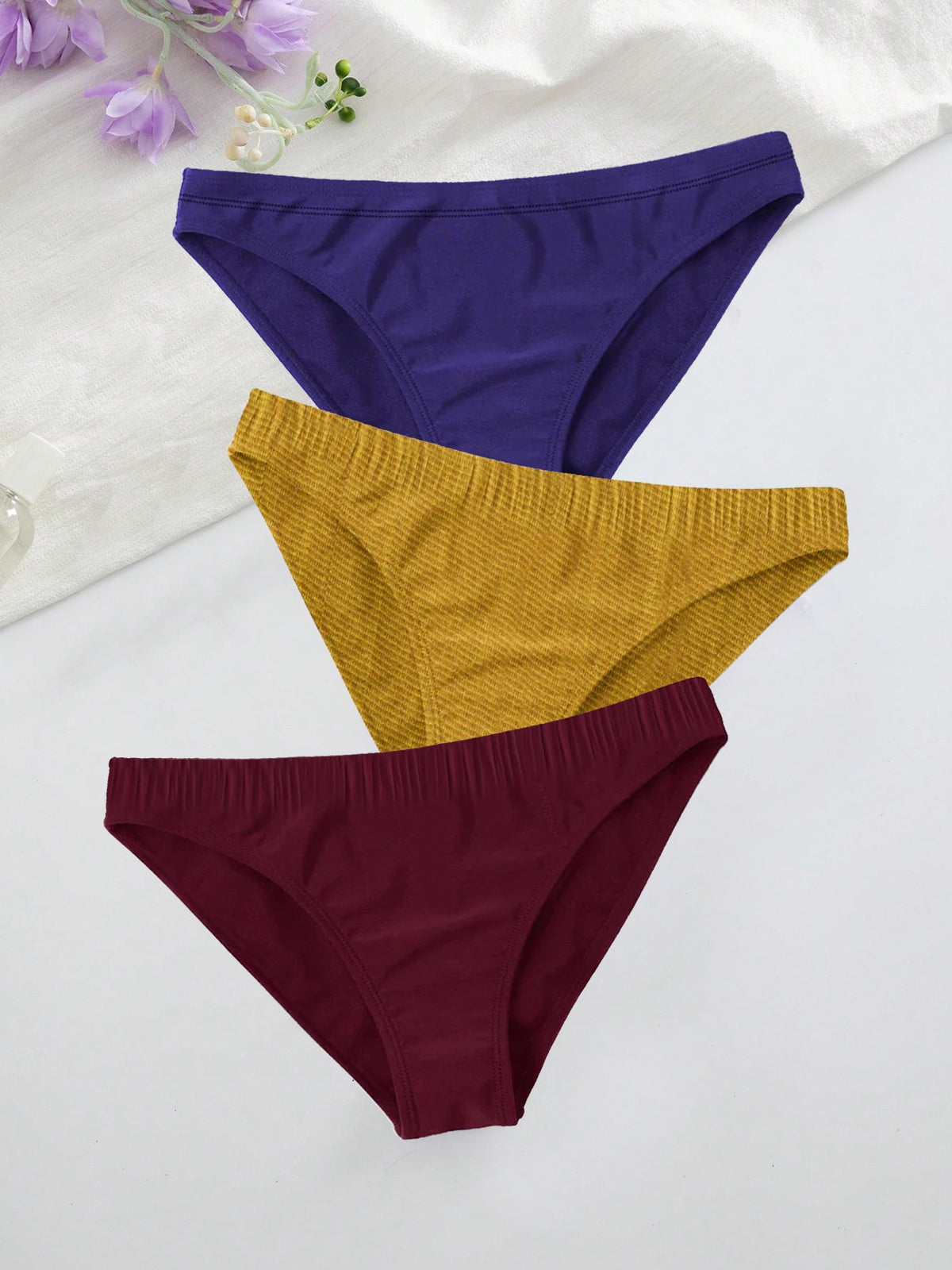 Pack Of 3 Bikini Bottom For Ladies-BE3360/BR15799