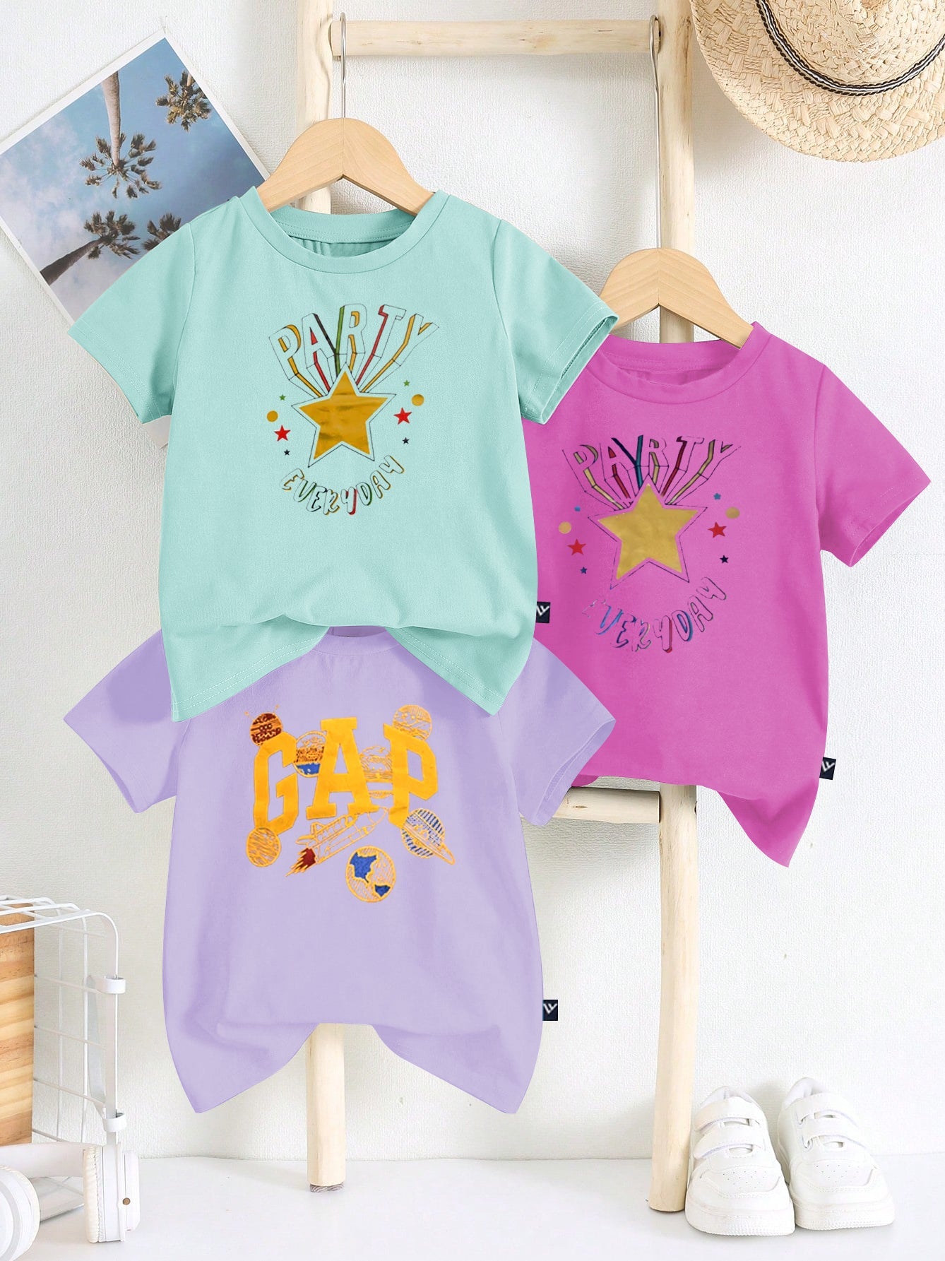 Pack Of 3 Tee Shirts For Kids-BE3354/BR15793