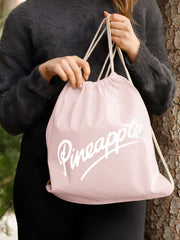 Pineapple Drawstring Bag-Light Pink-BE3260