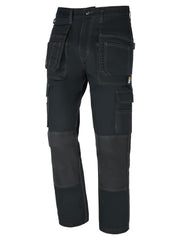 Black Cargo Trouser For Men-BE9251