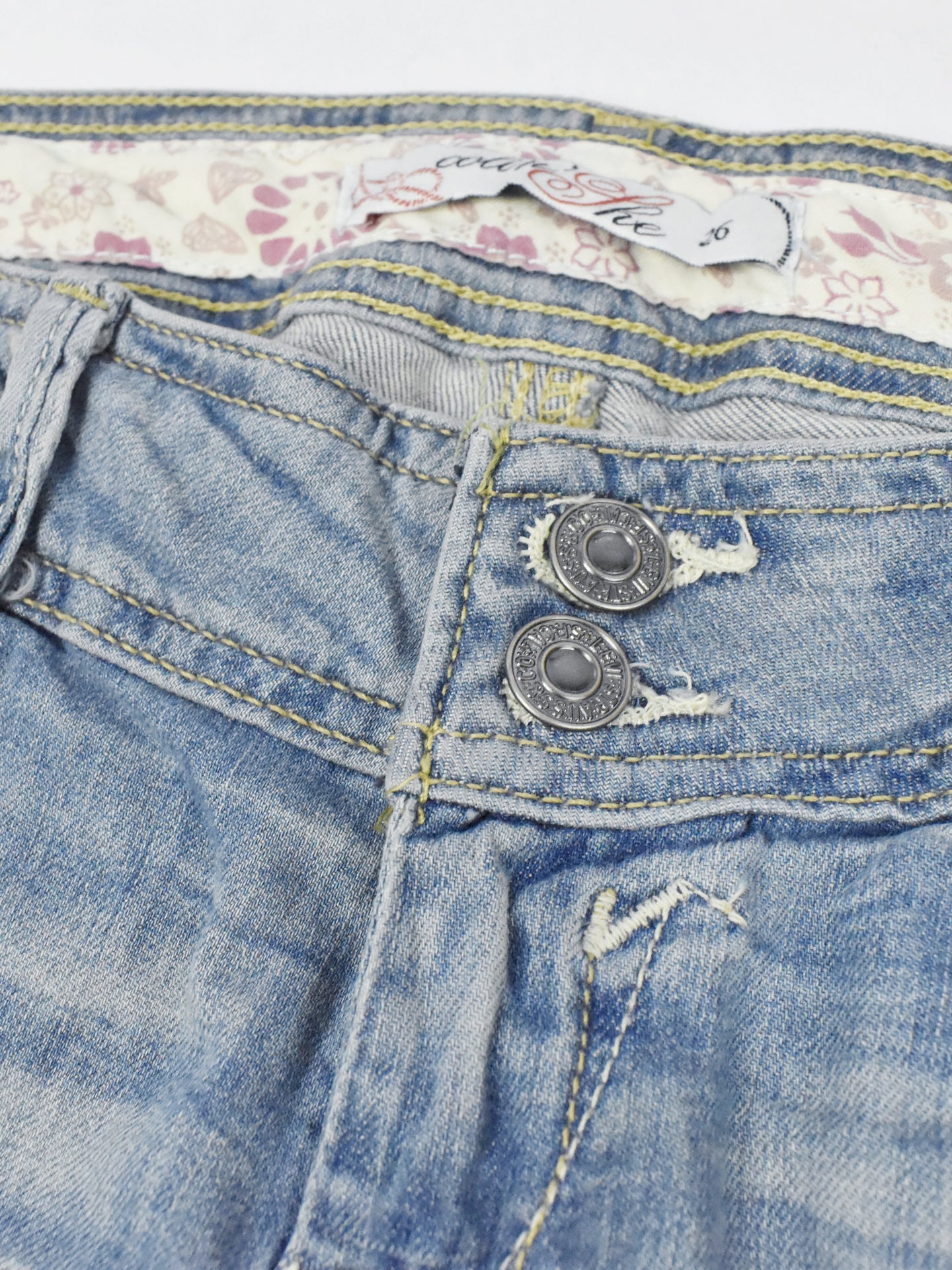 Colin's Denim Short For Ladies-Light Blue Faded-SP2424