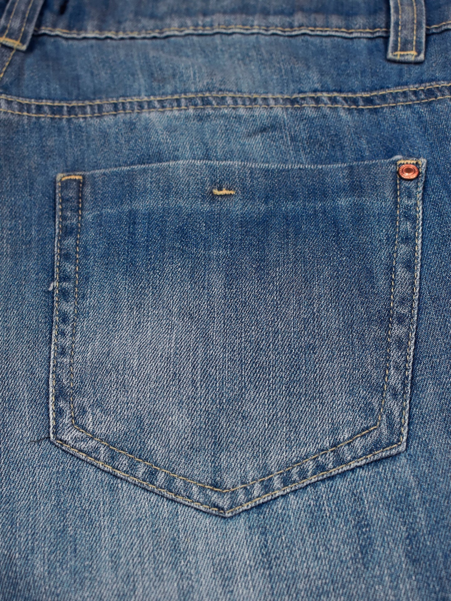 F&F Slim Fit Non Stretch Denim For Ladies-Blue Faded-SP2569