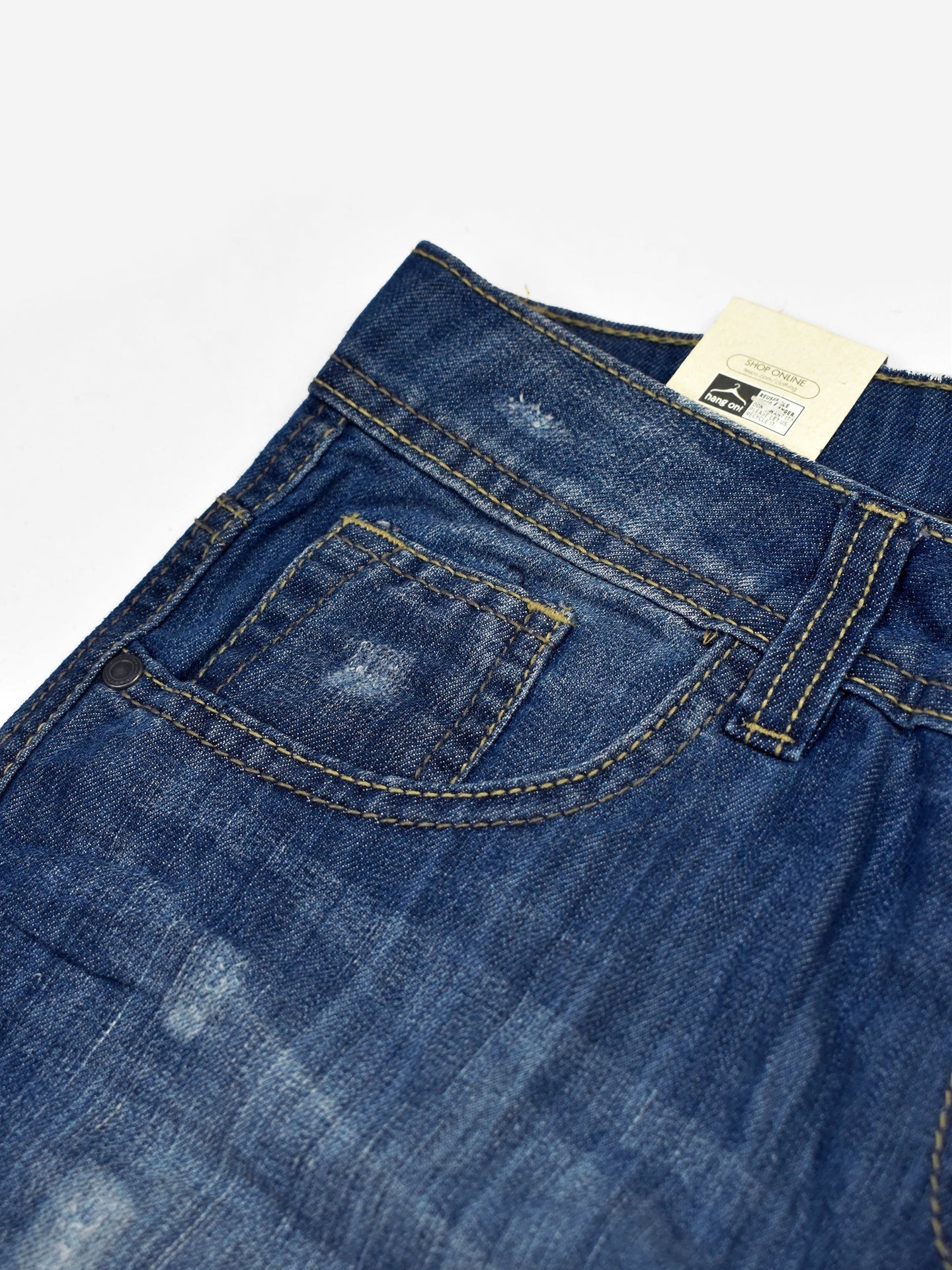 F&F Skinny Fit Non Stretch Denim For Ladies-Blue Faded-BR153