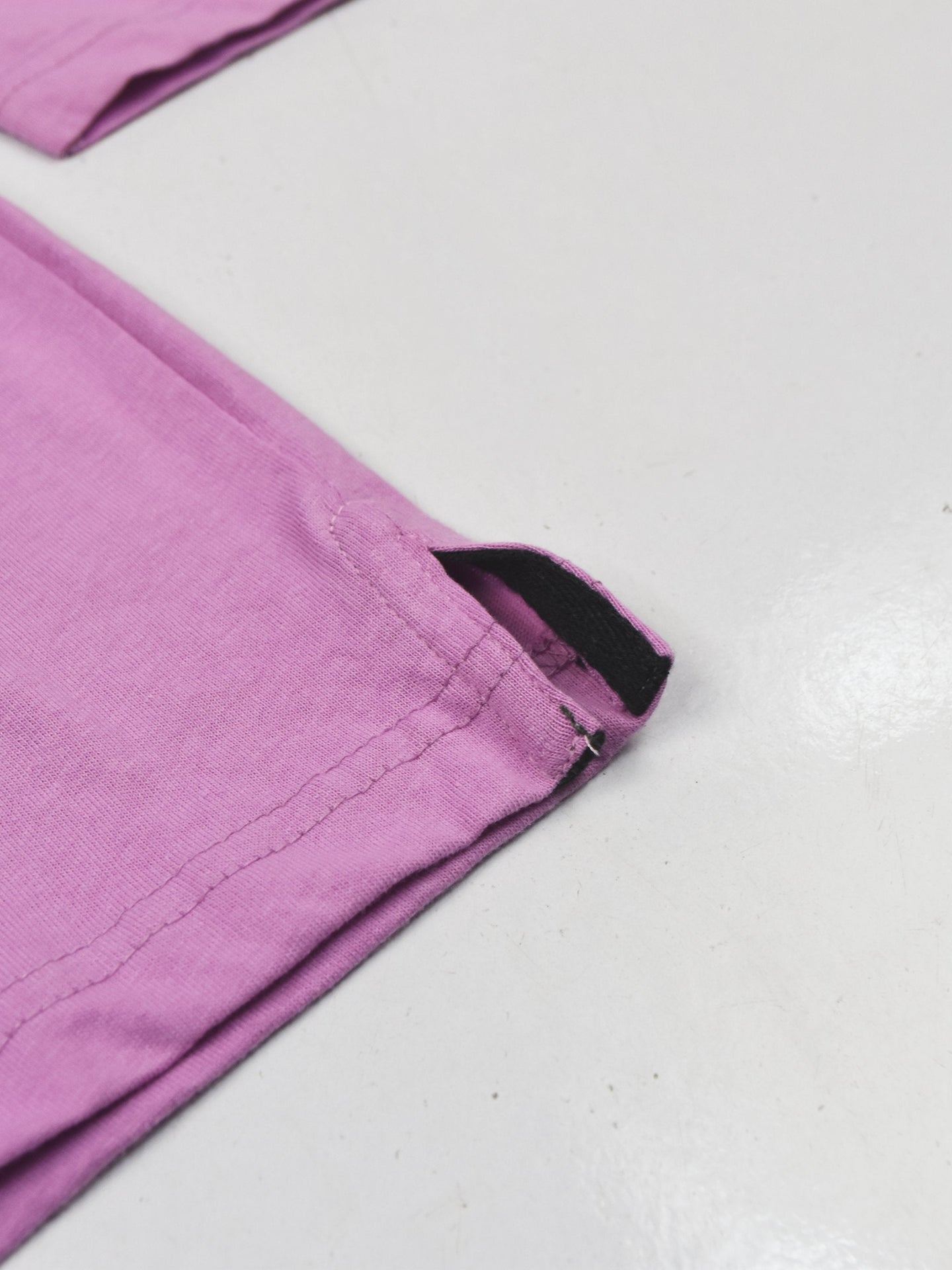 Louis Vicaci Long Sleeve Polo For Men-Pink & Dark Maroon-BR891