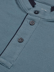 LV Summer Polo Shirt For Men-Bond Blue-BE728/BR12979