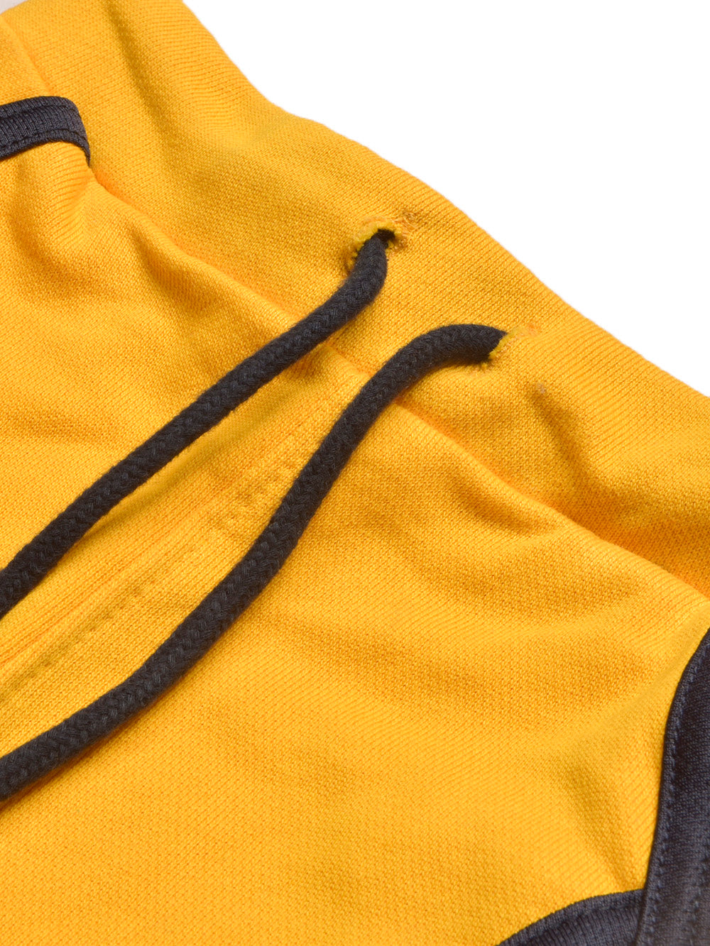 Summer Jersey Terry Slim Fit Short For Kids-Yellow with Navy Stripes-BR13222