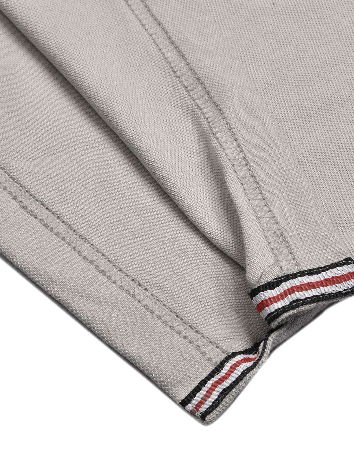 NXT Summer Polo Shirt For Men-Grey with Sky & Green Panel-BE689/BR12942