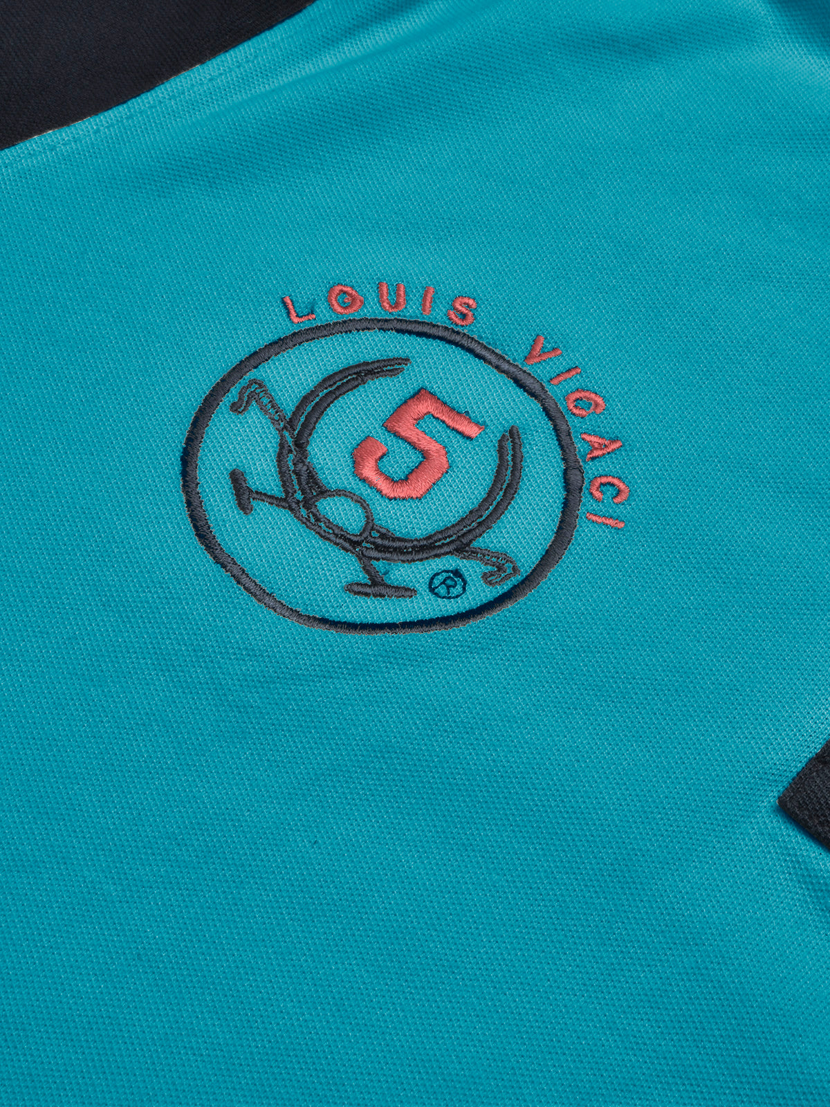 LV Summer Polo Shirt For Men-Blue & Dark Navy-SP1568/RT2371