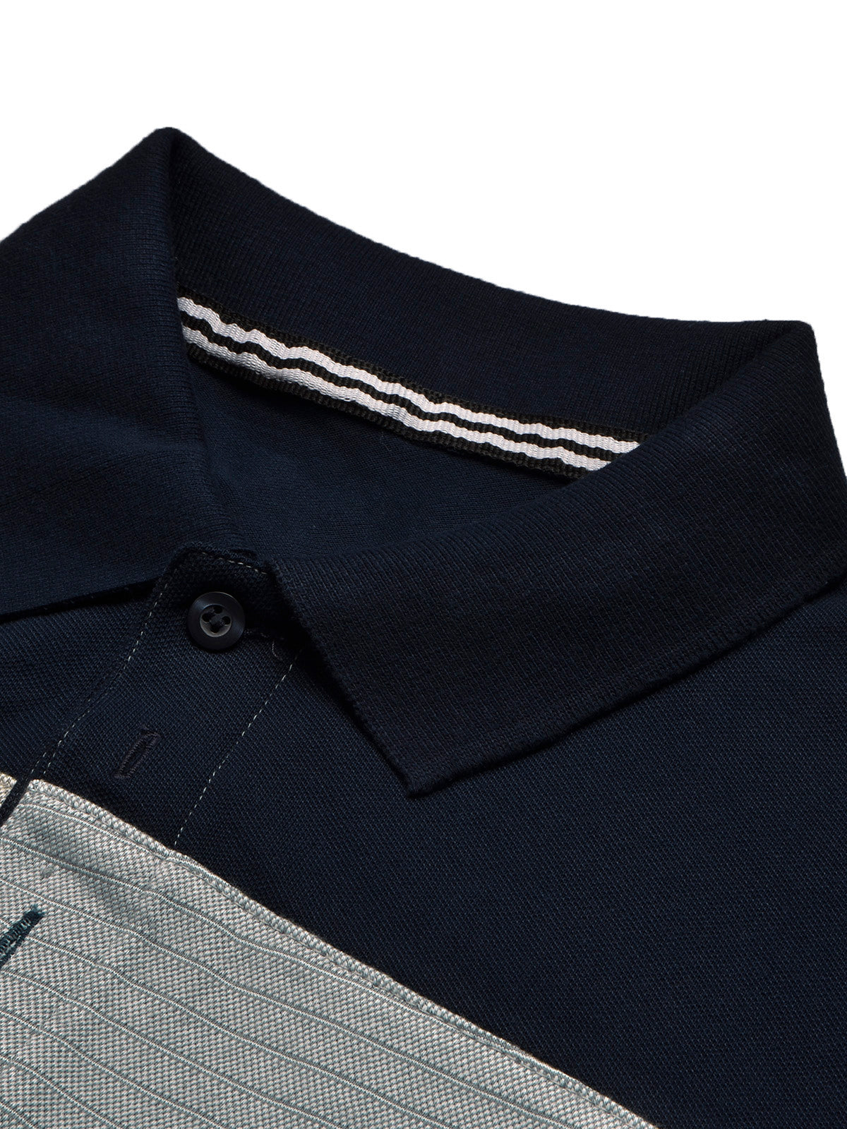 NXT Summer Polo Shirt For Men-Light Green with Navy Panel-BE688/BR12941