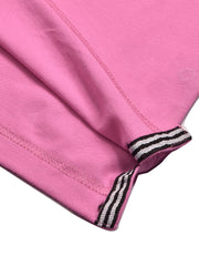 NXT Summer Polo Shirt For Men-Pink with Navy & Green-BE685/BR12938