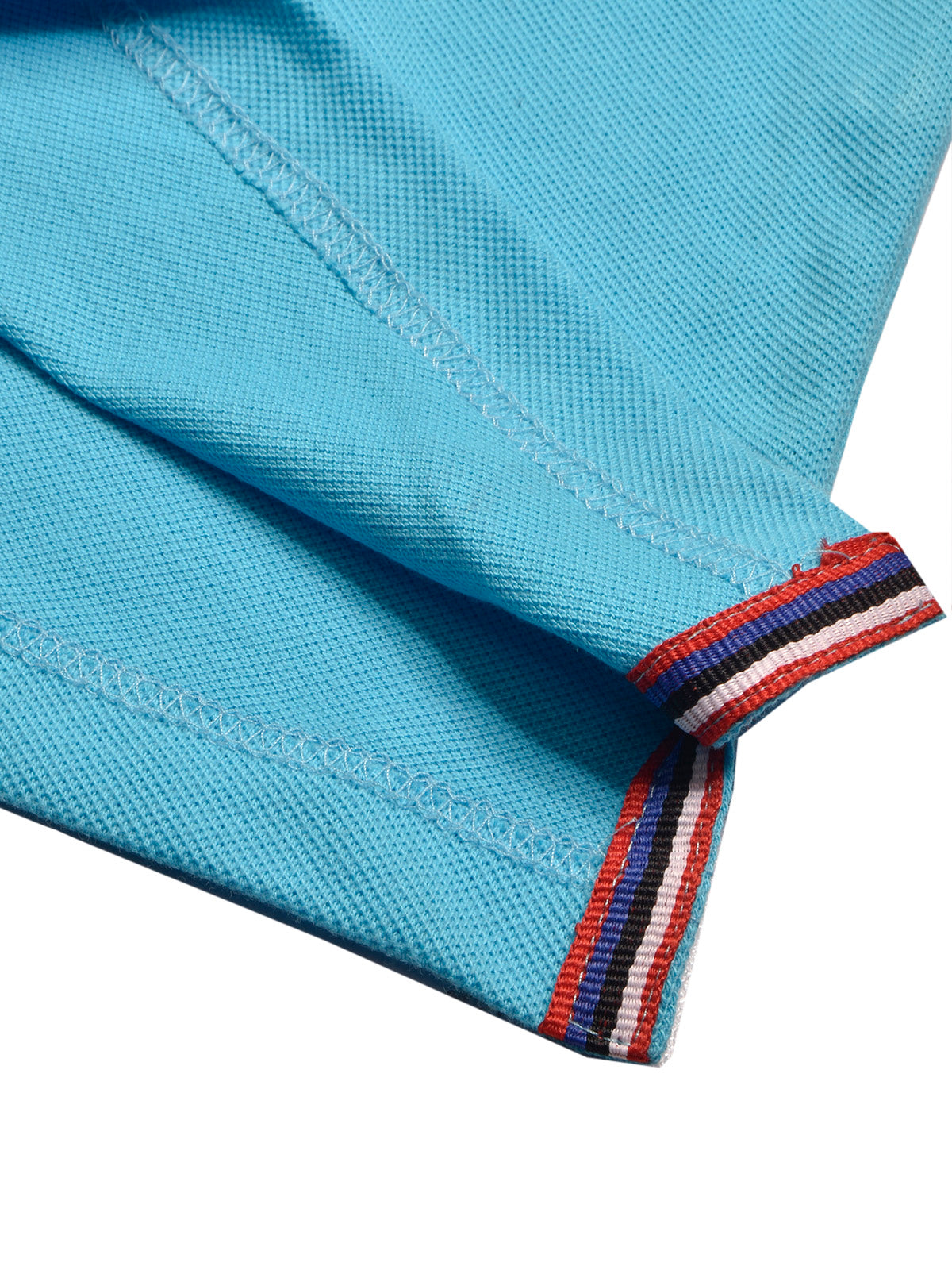 NXT Summer Polo Shirt For Men-Sky with Black-BE680/BR12933