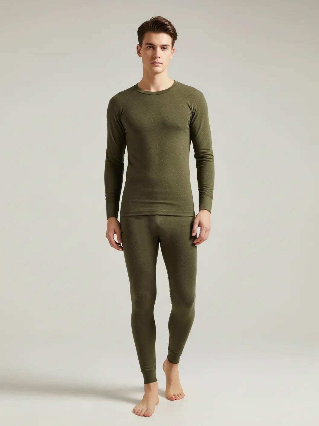 VZV Warmer Suit For Men-Olive Green-VZV01