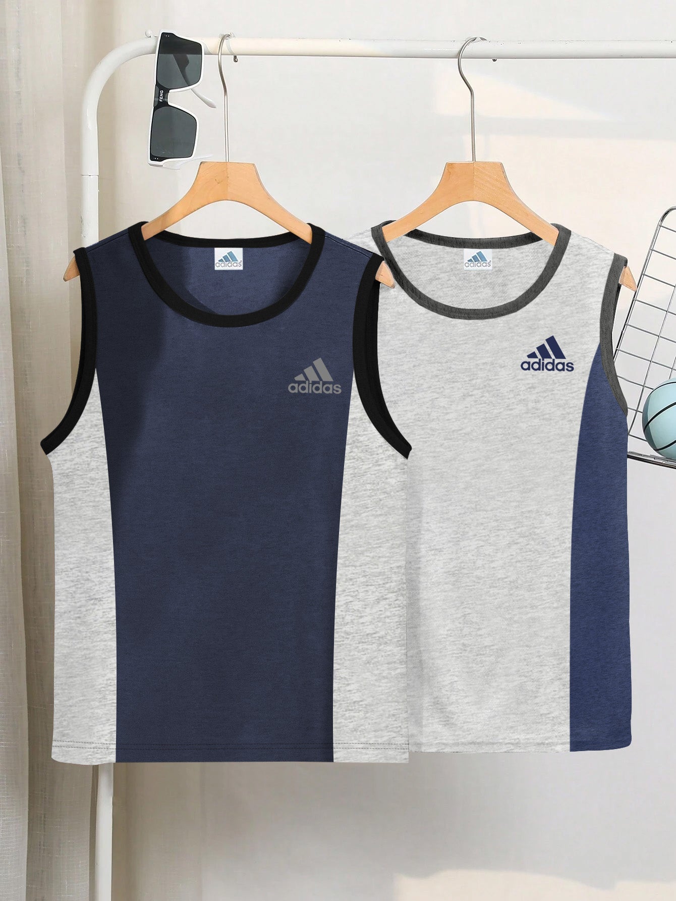 Pack Of 2 ADS Single Jersey Sleeveless T Shirt For Kids-BE3238
