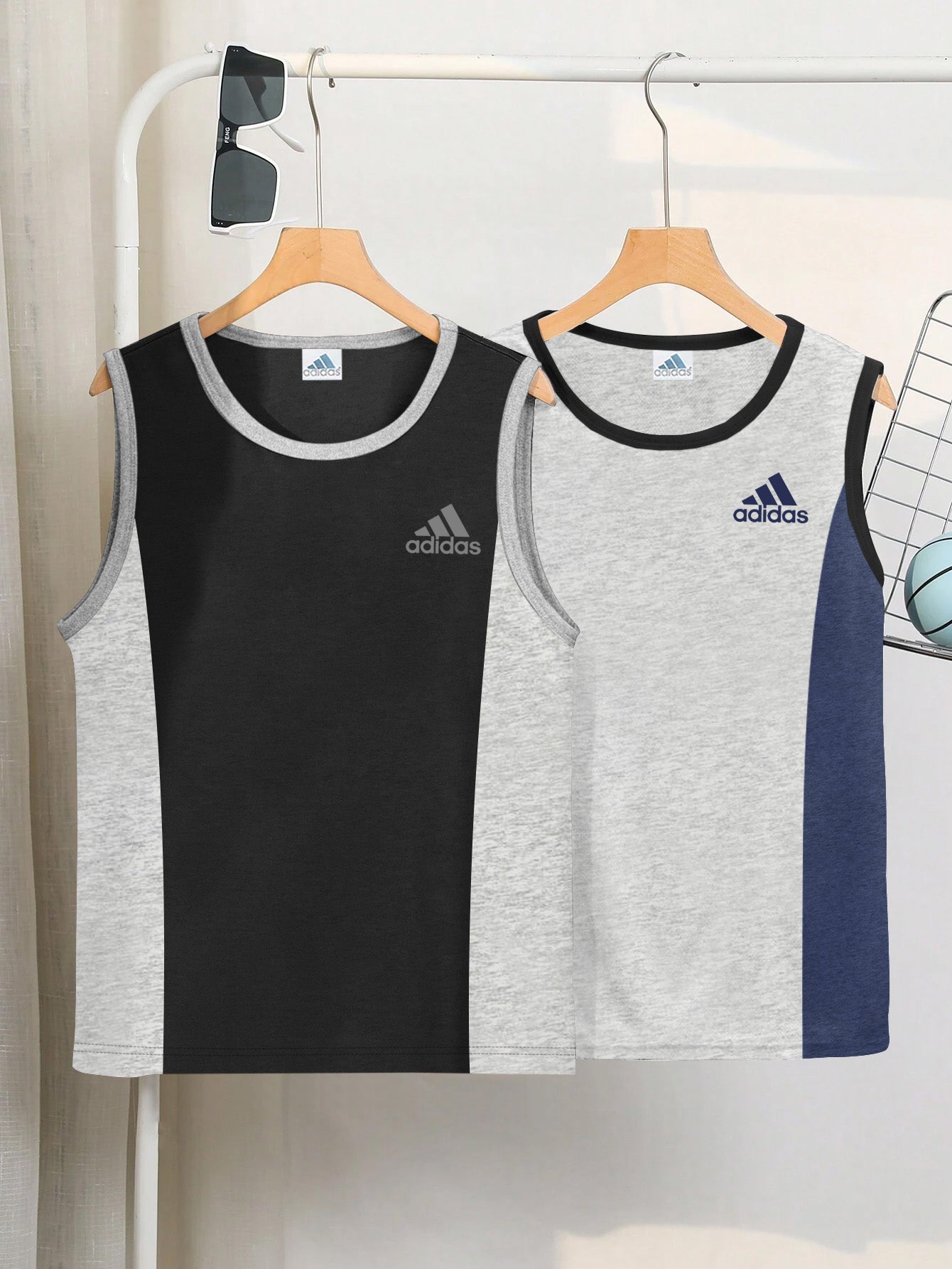 Pack Of 2 ADS Single Jersey Sleeveless T Shirt For Kids-BE3238