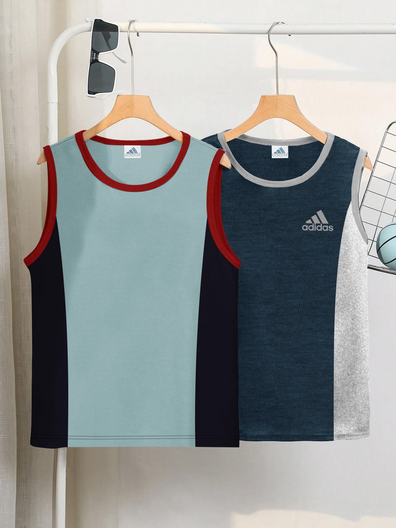 Pack Of 2 ADS Single Jersey Sleeveless T Shirt For Kids-BE3254