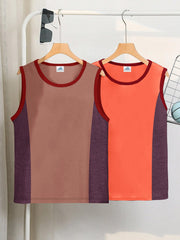 Pack Of 2 ADS Single Jersey Sleeveless T Shirt For Kids-BE3254