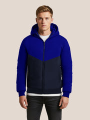 Payper Zipper Winter Jacket For Men-Royal Blue & Navy-PH05