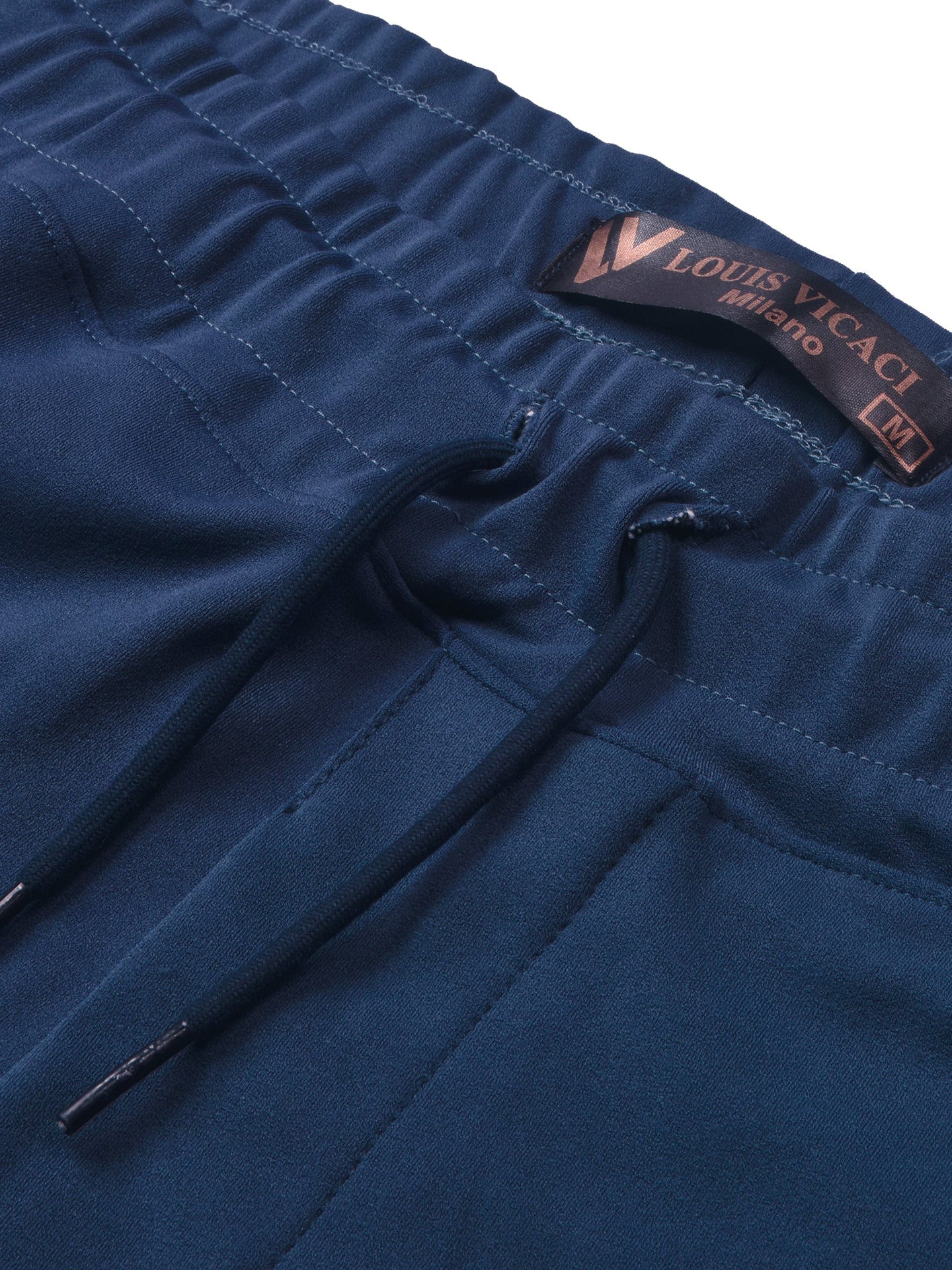 Louis Vicaci Slim Fit Lycra Trouser Pent For Men-Navy Blue-BR400
