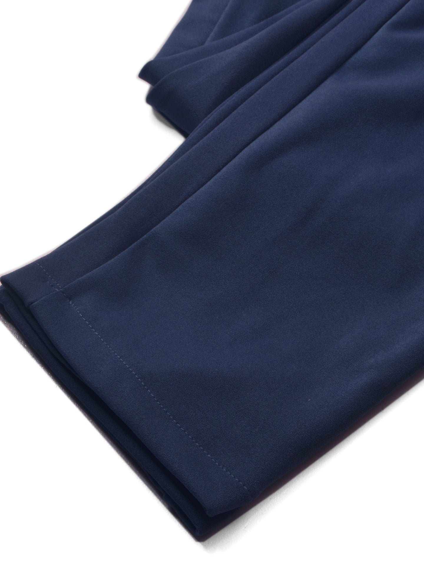 Louis Vicaci Slim Fit Lycra Trouser Pent For Men-Navy Blue-BR400