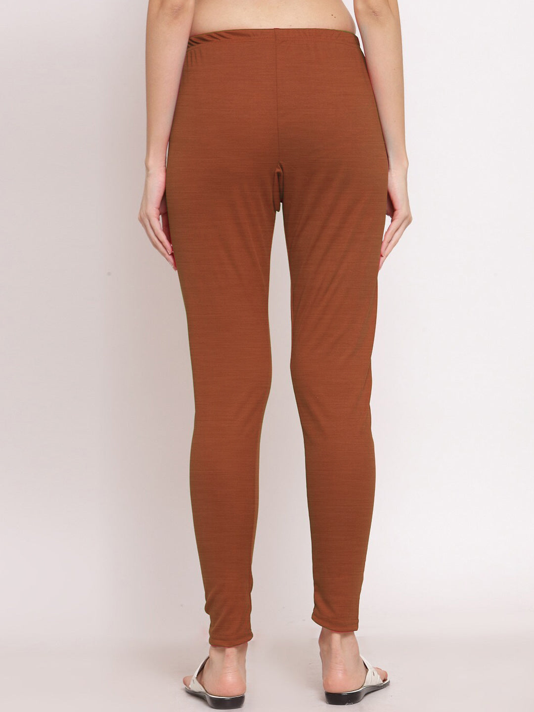 Bella Couture Summer Leggings For Ladies-Coral Brown-SP2041