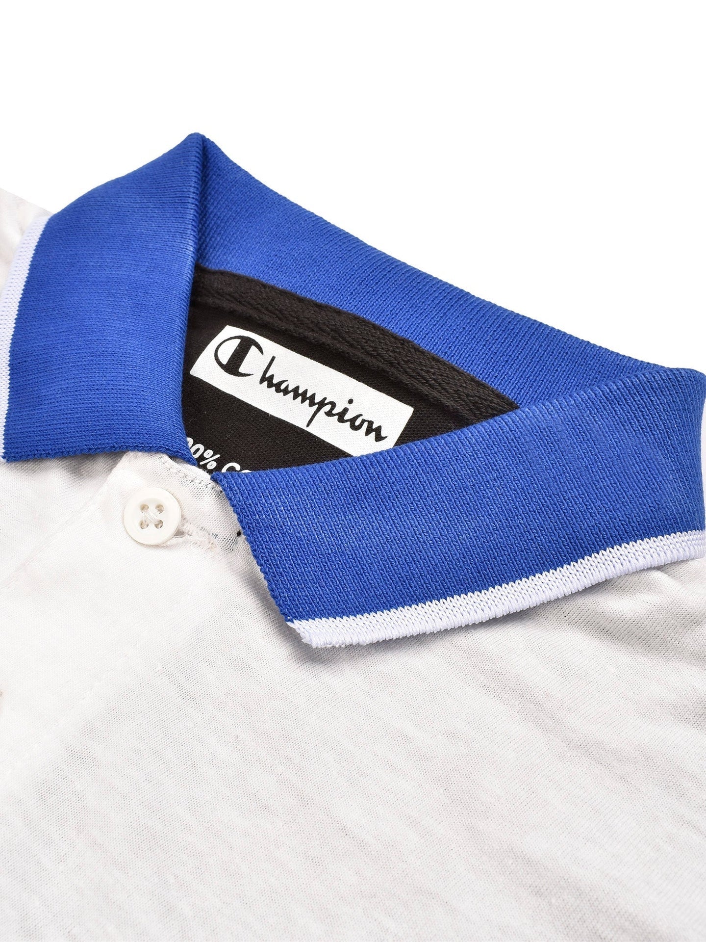 Champion Single Jersey Polo Shirt For Kids-Black with Purple & White-SP1682/RT2404