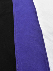 Champion Single Jersey Polo Shirt For Kids-Black with Purple & White-SP1682/RT2404