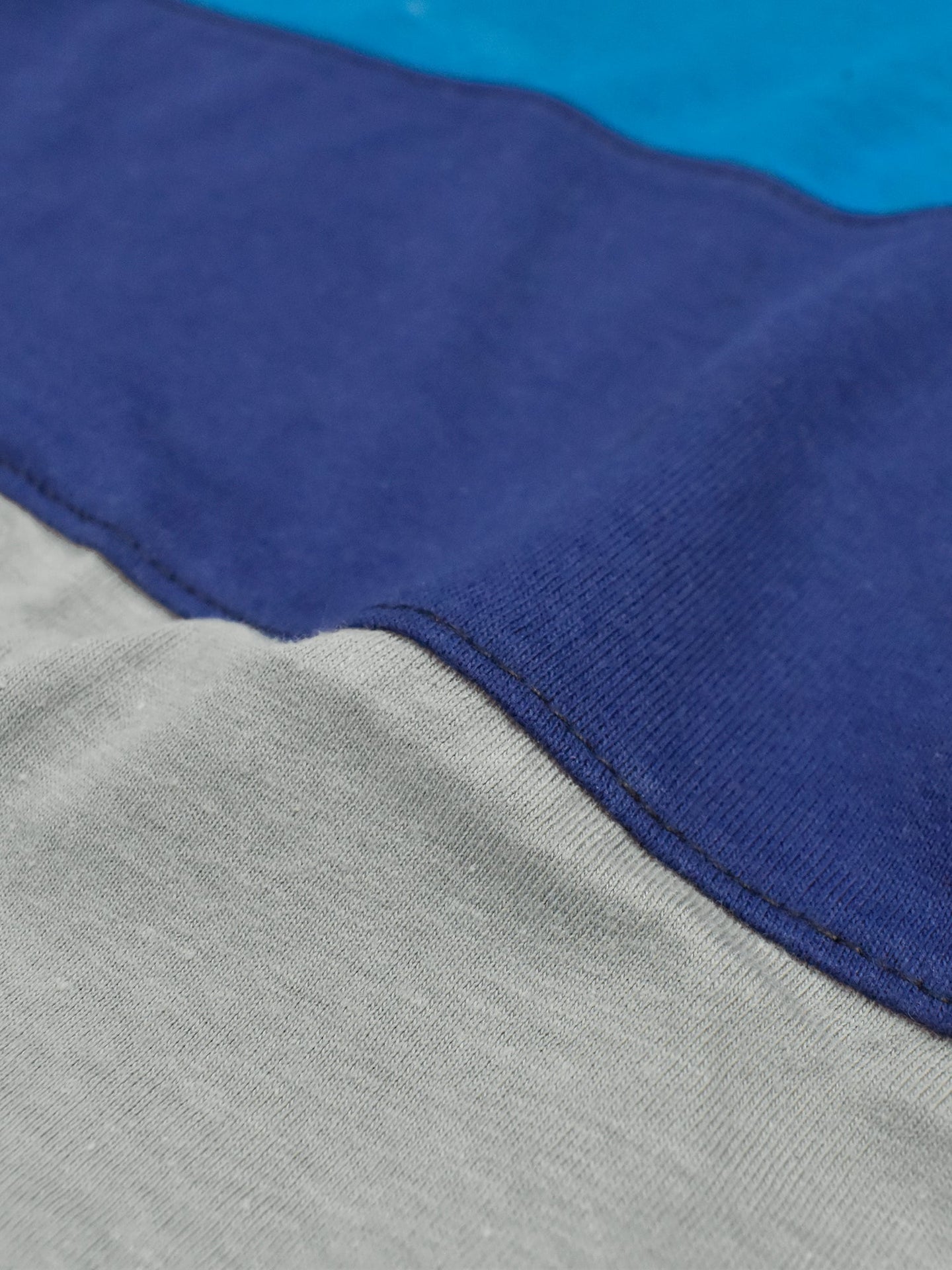 Champion Single Jersey Polo Shirt For Kids-Grey with Dark Blue & Sky Blue-SP1701/RT2411