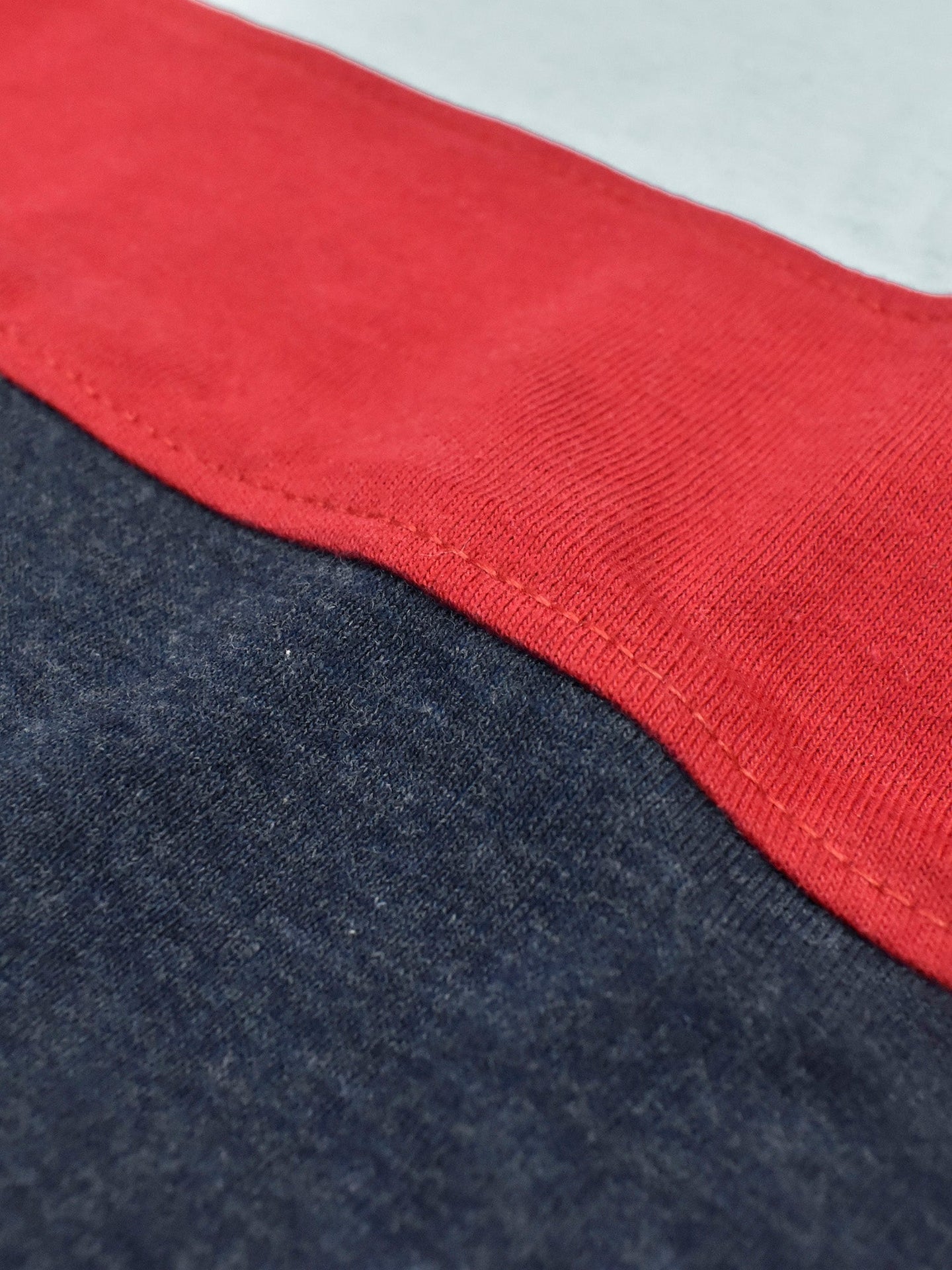 Champion Single Jersey Polo Shirt For Kids-Light Sea Green & Red with Navy Melange Panels-SP1680/RT2402