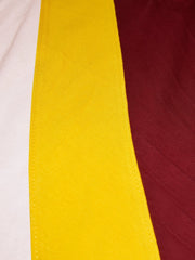 Champion Single Jersey Polo Shirt For Kids-Peach with Yellow & Red-SP1702/RT2412