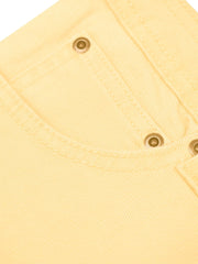 Authentic Regular Fit Denim For Ladies-Light Yellow-BR144