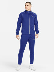 Louis Vicaci Fleece Zipper Tracksuit For Men-Royal Blue-RT1349