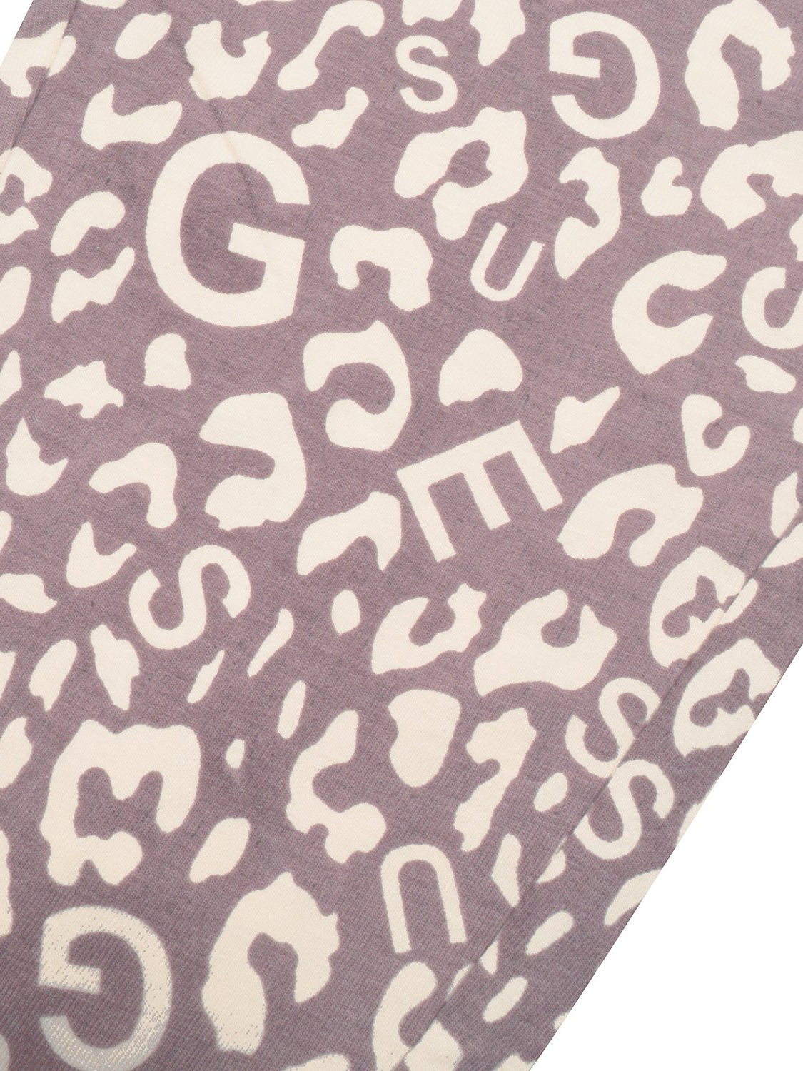 Guess Stylish Tights Leggings For Girls-Dark Tea Pink with Allover Print-RT2507