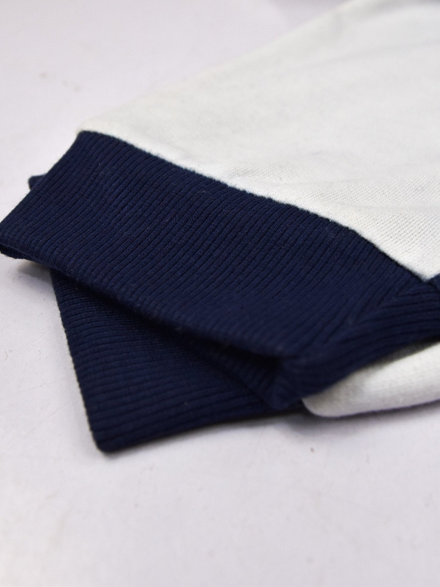 Y.F.K Fleece Jogger Trouser For Kids-Navy with White Panels-BR923