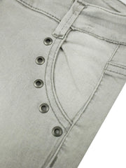 Kookai Denim Short For Ladies-Grey-SP2417