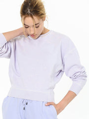 Nk Terry Fleece Rebel Sweatshirt For Ladies-Purple Faded-SP700/RT2159