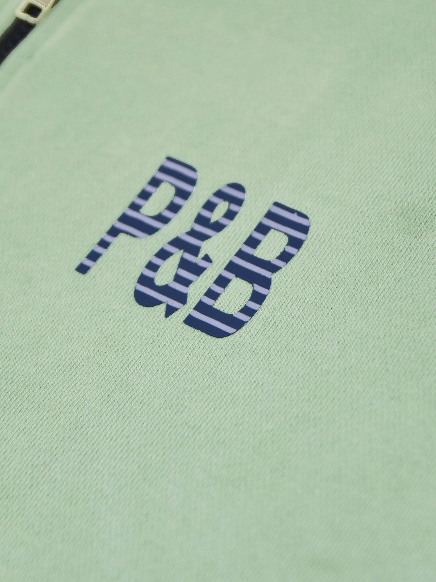 P&B Sleeveless Mock Neck Zipper Jacket For Men-Cyan Green & Black-BE512/BR1789