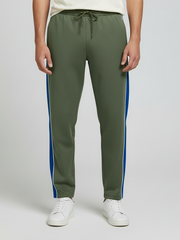Stylish Regular Fit Single Jersey Summer Trouser For Men-Olive Green-NST02
