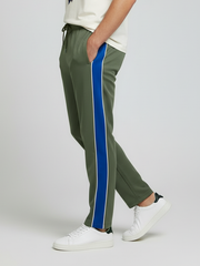 Stylish Regular Fit Single Jersey Summer Trouser For Men-Olive Green-NST02