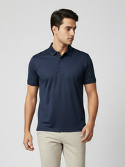 Rawgear Summer Dry Fit Polo Shirt For Men-Dark Navy-BE5149