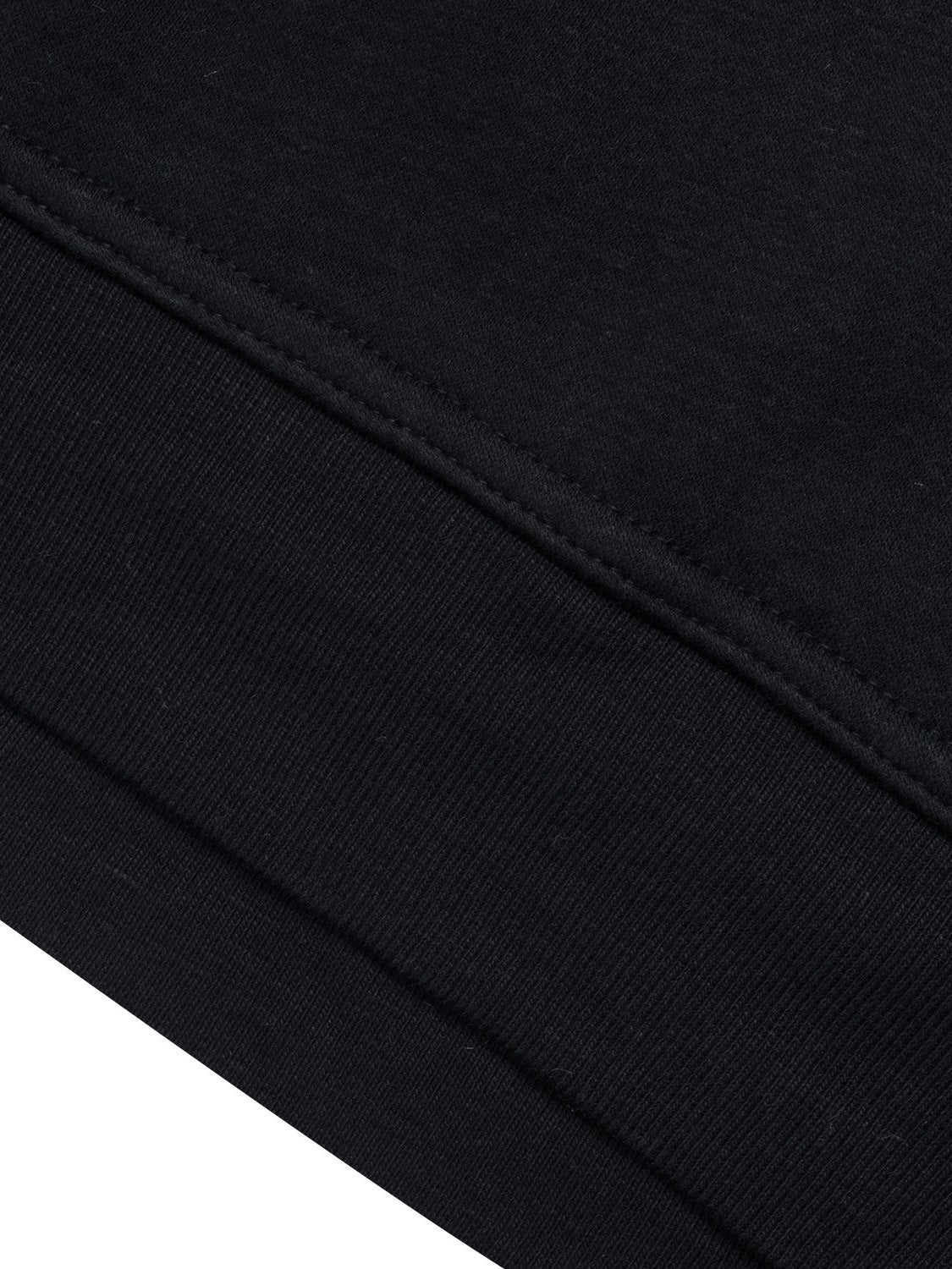 P&B Fleece Pullover Hoodie For Men-Black With  Burgundy Melange Panel-SP637