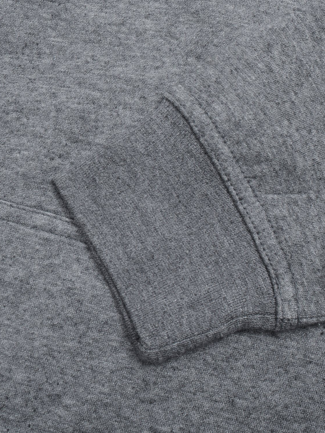 P&B Fleece Pullover Hoodie For Men-Charcoal Melange With Pink Panel-SP639/RT2158