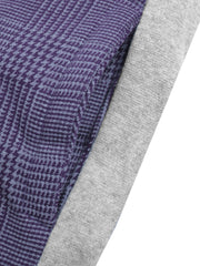 Red Pearl Ribb Slim Fit Jogger Trouser For Kids-Light Purple With All Over Print-SP872