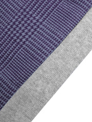 Red Pearl Ribb Slim Fit Jogger Trouser For Kids-Light Purple With All Over Print-SP872