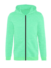 NK Fleece Zipper Hoodie For Men-Cyan Green-SP624