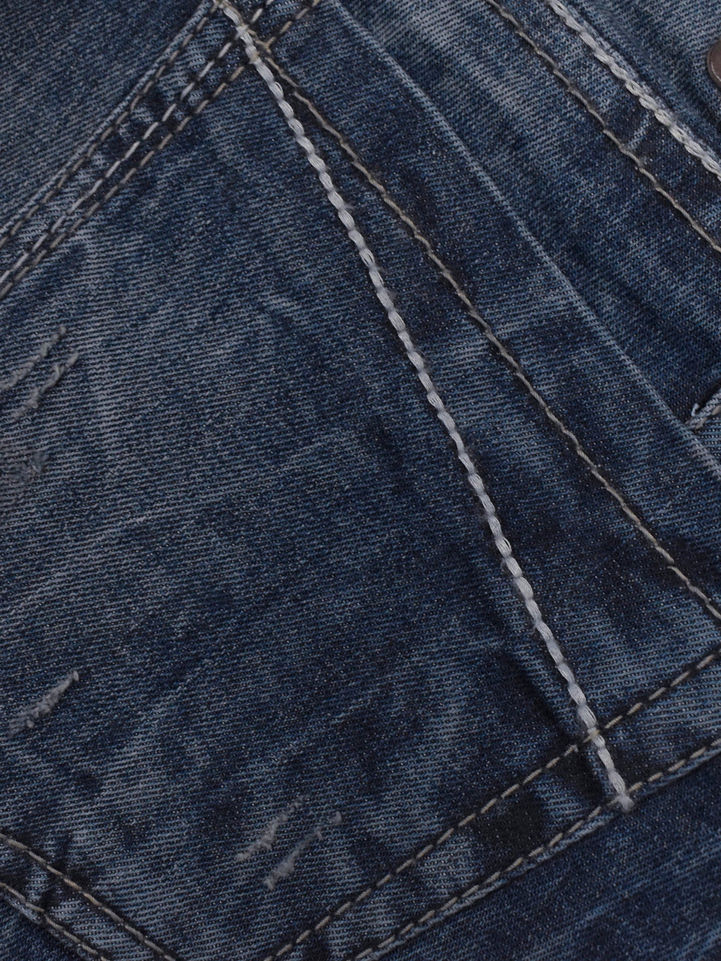 Time Zone Grinding Jeans Capri For Ladies-Dark Navy Faded-BR146